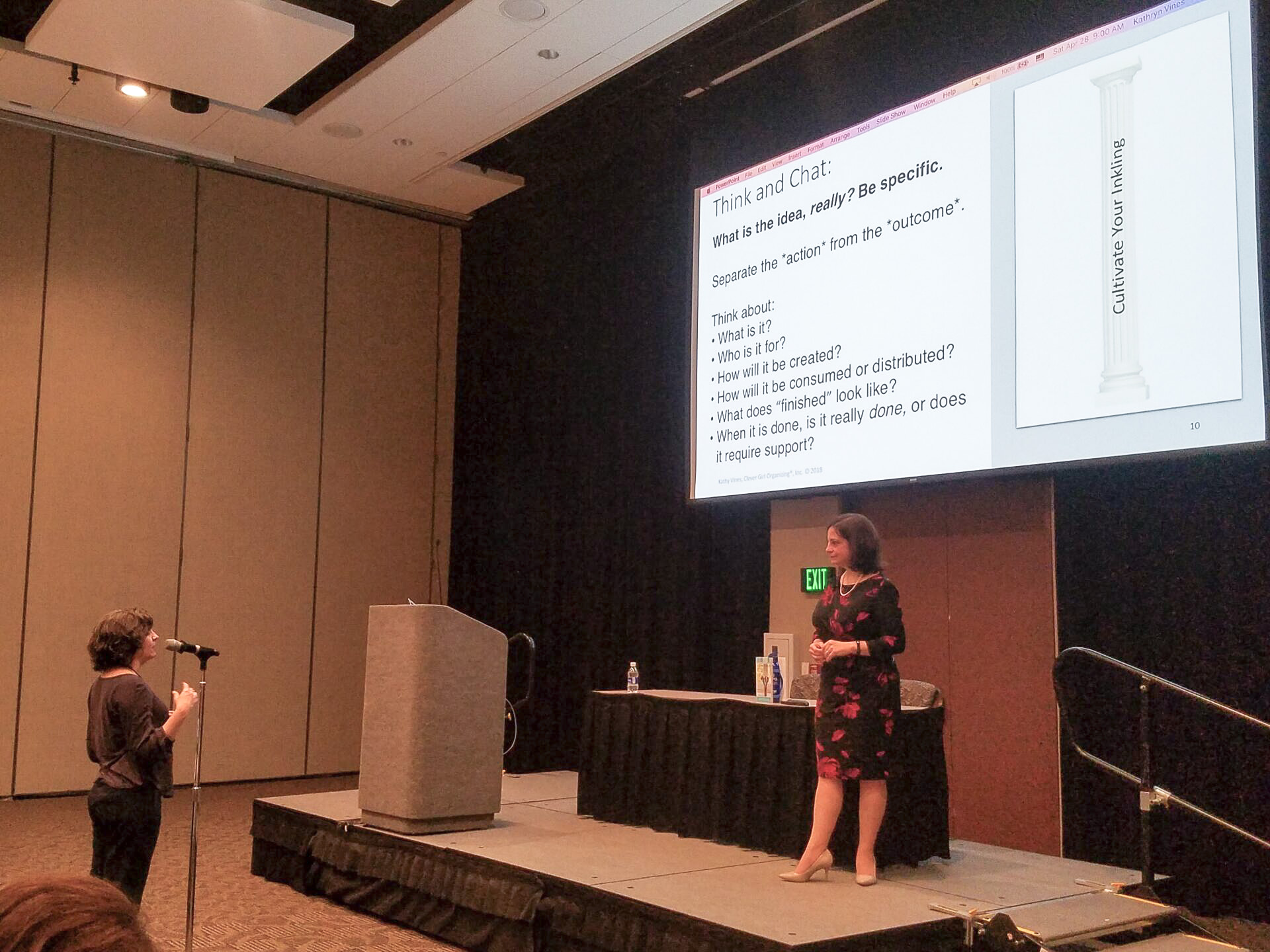 Kathy Vines Speaking at Conference